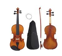 violín para principiantes Estudiante Principiante Violín Acústico Madera Maciza Color Natural Violín Tilo Violín Kits Con Estuche Arco Violín Instrumento musical (Color : 1/4)