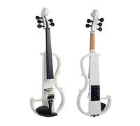 violín para principiantes Instrumento De Violín Eléctrico De 5 Cuerdas De Madera Blanca Profesional Con Arco De Violín Y Estuche Violín Instrumento musical