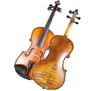 violín para principiantes Instrumento Musical De Violín De Arce Con Patrón Mate, Arco De Madera Brasileño Hecho A Mano, Accesorios De Ébano, Juego De Violín Violín Instrumento musical (Color : 1/2)