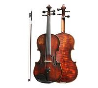 violín para principiantes Kit De Diapasón De Ébano Con Tapa De Abeto Trasero De Arce Para Violín Acústico 4/4 Hecho A Mano Violín Instrumento musical