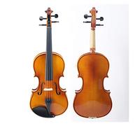 violín para principiantes Nuevo Conjunto De Instrumentos Musicales De Violín De Patrón Natural De Violín Brillante De Madera Maciza De Pino Blanco Hecho A Mano Nuevo Violín Instrumento musical (Color