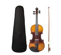 violín para principiantes Nuevo Violín Acústico De Tamaño Completo 4/4 Con Estuche, Juego De Arco De Violín Para Principiantes, Color Marrón Violín Instrumento musical
