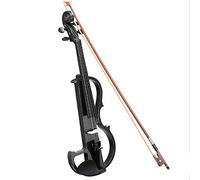 violín para principiantes Principiante 4/4 Violín Eléctrico Ébano Violín Silencioso Violín Eléctrico Juego De Instrumentos Musicales Violín Instrumento musical