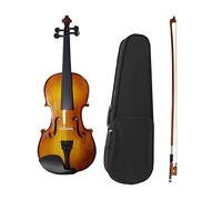 violín para principiantes Principiante Arce Violín Hecho A Mano Acústico Estudiantes Violín Violín Instrumento Musical Con Accesorios Violín Instrumento musical (Color : 1/4)
