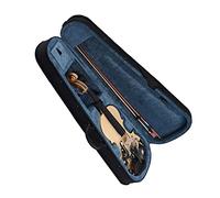 violín para principiantes Tablero Superior De Tilo Para Violín Acústico, Tablero Lateral Trasero, Desplazamiento De Arce Con Arco De Estuche De Transporte Para Estudiantes Principiantes Violín Instrum