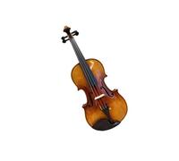 Violín para principiantes Violín 4/4 hecho a mano con tapa de abeto flameado y ébano(Type 2)