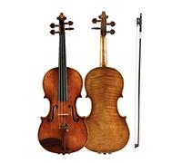 violín para principiantes Violín 4/4, Parte Superior De Abeto Europeo, Parte Trasera De Arce, Sonido Rico Con Arco De Violín, Puente De Violín, Estuche De Violín Violín Instrumento musical