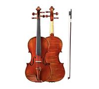 violín para principiantes Violín 4/4, Parte Superior De Abeto Europeo, Violín Trasero Flameado De Una Pieza Con Funda De Puente De Arco Para Principiantes Violín Instrumento musical
