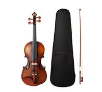 violín para principiantes Violín Acústico 4/4, Violín De Tamaño Completo Con Arco De Violín, Estuche De Violín, Puente De Violín, Accesorios De Madera De Jujube Violín Instrumento musical