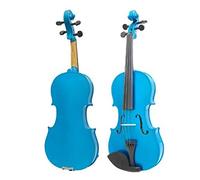 violín para principiantes Violín Acústico De Madera De Arce Azul 4/4 Para Estudiantes Con Lazo De Estuche Para Regalo Musical Para Principiantes Violín Instrumento musical