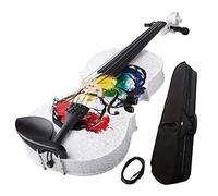 violín para principiantes Violín Acústico Eléctrico Profesional, Juego De Instrumentos Musicales De Violín De Madera Maciza De Tamaño 4/4 Con Accesorios De Ébano Violín Instrumento musical
