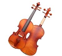 violín para principiantes Violín Con Panel Trasero De Arce Estampado Hecho A Mano, Instrumento De Violín De Madera Maciza Mate Con Accesorios De Madera De Jujube Violín Instrumento musical (Color : 1
