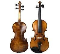 violín para principiantes Violín De Grano De Tigre De Madera Maciza Hecho A Mano Mate, Instrumento De Violín De Práctica Profesional Para Principiantes Violín Instrumento musical (Color : 1/8)