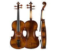 violín para principiantes Violín De Madera De Abeto Europeo Hecho A Mano Para Niños Adultos Juego De Instrumentos Musicales De Violín Profesional Violín Instrumento musical (Color : 4/4)