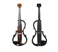 Violín Para Principiantes Violín Eléctrico Silencioso 4/4 Instrumento Musical De Cuerda Profesional Con Soporte Para El Hombro Auriculares Y Accesorios(10 Set 6)