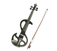 violín para Principiantes Violín Eléctrico Silencioso 4/4 Tamaño Completo con Estuche De Violín Arco Puente De Violín Juego De Violín Eléctrico para Estudiantes Violín Instrumento Musical