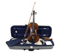 violín para principiantes Violín Hecho A Mano De Tamaño Completo, Violín Acústico De Arce Flameado Natural, Piezas De Ébano Con Arco De Caja Violín Instrumento musical (Color : 4/4)