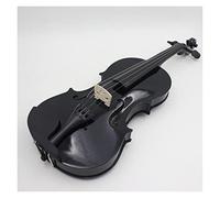 violín para principiantes Violín Negro Acústico Profesional 4/4 Instrumento De Juego Instrumento De Cuerda De Violín De Madera Maciza Violín Instrumento musical (Color : 1/8)