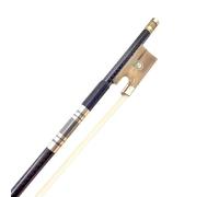 Violín Partes De Repuest Arco De Violín Profesional Nuevo De Fibra De Carbono Con Rejilla A Cuadros Negros Claros(White bow frog)