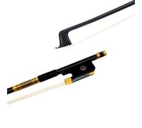 Violín Partes De Repuest El Mejor Arco Para Viola De Fibra De Carbono A Cuadros, Nuevo Y Potente Con Rejilla Negra Ligera 4/4(Style 3)