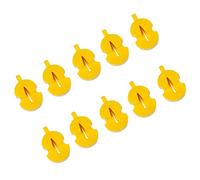 Violín Partes Prácticas 10 Uds. Silenciador Silencioso De Control De Volumen De Violín De Goma Para Práctica De Violín Piezas De Violín Amarillo Silencioso