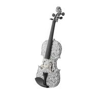 Violín Patrón De Rayas Blancas Y Negras De Violín Profesional 4/4 Adecuado Para Principiantes De Violín