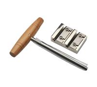 Violin Peg Hole Reamer - Herramienta Luthier de Violin Luthier de mango de madera | Peg Hole Reamer para 3/4 4/4 violines | 1:26 Taper Shaver Luthier Repair Set Piezas para Viola Basses Orquestral Str