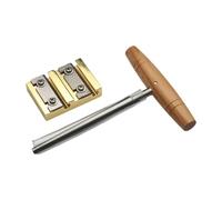 ＡＷＨＡＯ Violin Peg Reamer Herramienta Violín Herramienta Guitarra de guitarra Peg Hole Reamer Fácil de usar Accesorios de violín 1:26 Conjunto de agujero de, Oro