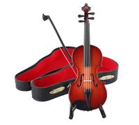 Violín pequeño para tocar, el violín más pequeño del mundo con sonido, instrumento musical en miniatura, accesorio de casa de muñecas o llavero para regalos únicos de broma