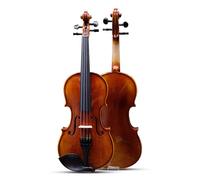 Violín Piano de práctica de violín de madera maciza hecho a mano para adultos principiantes 4/4 3/4 (Color : 1/4)
