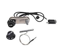 Violin Pickup Piezo Transducer Bridge Set Kit de amplificación de grado profesional con perilla de volumen de tono para diseño de carrocería de violín eléctrico Construcción de