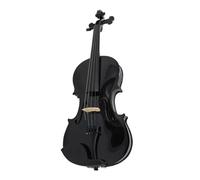 Violín Principiante 4/4 3/4 1/2 1/4 1/8 Violín Violín con estuche Arco Conjunto completo Accesorios Violín negro (Color : 1/2)