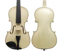Violín Principiante con estuche Arco Hombro Resto Cuerdas mudas 4/4 3/4 1/2 1/4 1/8 Violín acústico (Color : 3/4)