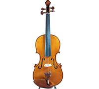 Violín Principiante Violín Acústico 4/4, Instrumento De Violín Dorado Hecho A Mano Con Laca Transparente Con Estuche Y Arco Adecuado Para Principiantes Y Violinistas(3/4)