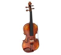 Violín Principiante Violín Hecho A Mano Arce 4/4 3/4 Madera Maciza Tablero Único Grano Natural Camino Luz Roja Instrumento De Cuerda De Violín(1/2)