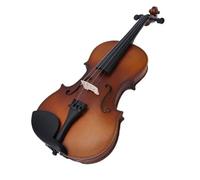 violín profesional 4/4 3/4 1/2 1/4 1/8 Madera Contrachapada Marrón Mate Violín Cabeza De Madera Y Accesorios De Madera Caja Arco (Color : 4/4)