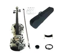 violín profesional Aplicable Al Kit De Violín Eléctrico Acústico De Madera Maciza Multicolor Con Accesorios De Ébano 4/4 (Color : 1310)