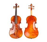 Violín Profesional De Arce Con Rayas, Barnizado Artesanal, Con Estuche, Arco, Violín 4/4 3/4 1/2 1/4 (Color : 3/4)