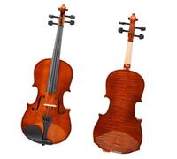 violín profesional Fondo Y Aros De Arce Enchapado En Abeto Para Violín 4/4-1/4 (Color : 1/4)
