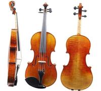 violín profesional Instrumento Acústico Para Violín, Barniz Italiano Vintage Hecho A Mano, Arco Brasileño Con Caja (Color : 3/4)