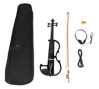 violín profesional Principiante 4/4 Violín Eléctrico Ébano Violín Silencioso Violín Eléctrico Juego Introductorio