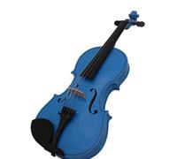 violín profesional Violin 4/4 Popularize Beginner Novice Set Blue Violin Solid Wood Maple Panel Fiddle With Accessory (Color : 4/4 Violin set)