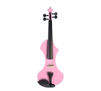 violín profesional Violín 4/4 Violín Eléctrico De Madera Maciza Violín Silencioso Avanzado Hecho A Mano Eléctrico/silencioso Arco Puente Caso SET (Color : Pink)