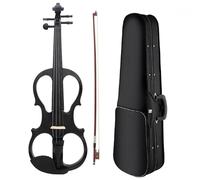 violín profesional Violín Acústico Electroacústico 4/4, Violín Profesional Para Tocar Un Instrumento De Práctica Con Estuche Para Arco, Reposabrazos Con Cable (Color : 4-4 violin)