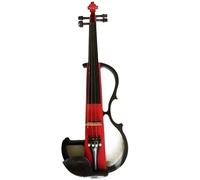 violín profesional Violín Electrónico Hecho A Mano Con Configuración De Ébano Para Principiantes Para Tocar Instrumento De Violín Electroacústico Rojo (Color : Red)