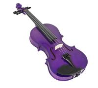 violín profesional Violín Morado 4/4 Estudio De Curso De Música De Violín De Arce Con Piezas Prácticas De Violín (Color : Purple Violin set)