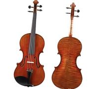 violín profesional Violín Profesional Hecho A Mano 4/4 Violín Europeo Superior Great Flames Back Violino Arco Estuche KIT