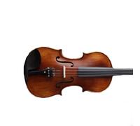 Violín Prueba de práctica de patrón Real de madera maciza hecha a mano de violín para principiantes adultos (Color : 3/4)