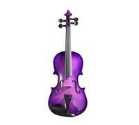 Violín Púrpura Para Enseñar 4 Instrumentos De Cadena 4 Cuerda De Madera Maciza Principiante De Violín Violín (Color : 4-4)