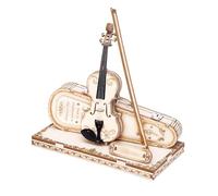 Violín Puzzles 3D Madera,Auto con Cabina Conductor Bloques Rompecabezas Juegos,Bricolaje Montaje Manualidades Acertijos
